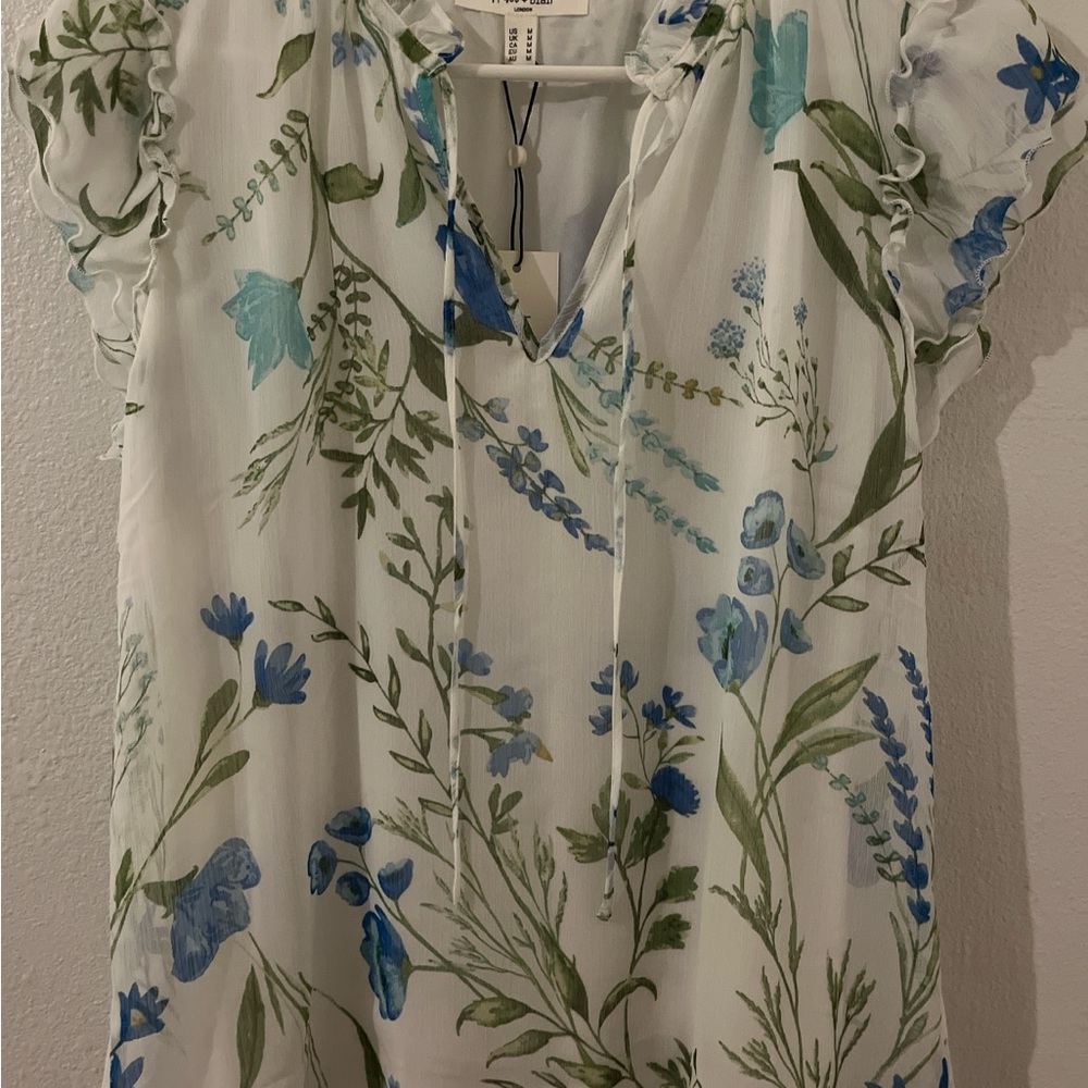 Floral Print Women's Blouse Top 🤍
